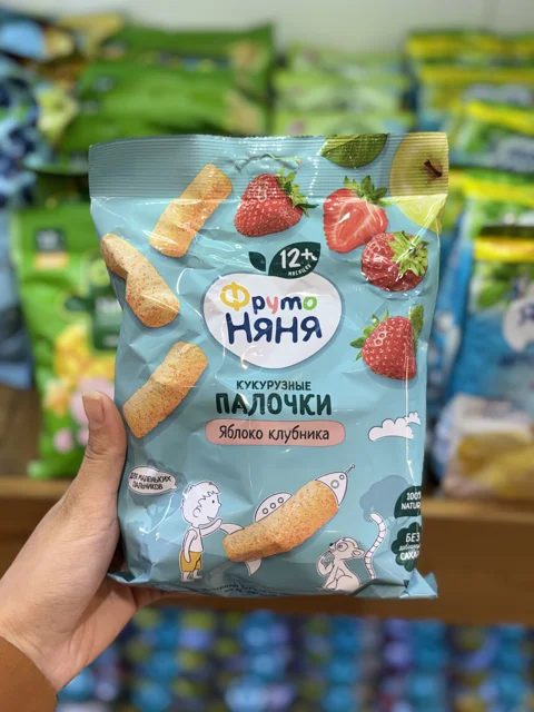 اسنک‌ طبیعی و ارگانیک برند نیان +12 ماه nyanya