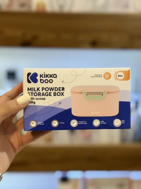 ظرف نگهدارنده ی انبار شیر خشک کیکابو Kikka Boo همراه با قاشق