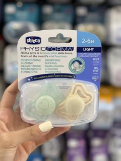پستانک چیکو ارتدنسی ۲عددی سایز 2 تا 6 ماه فیزیو فورما chicco
