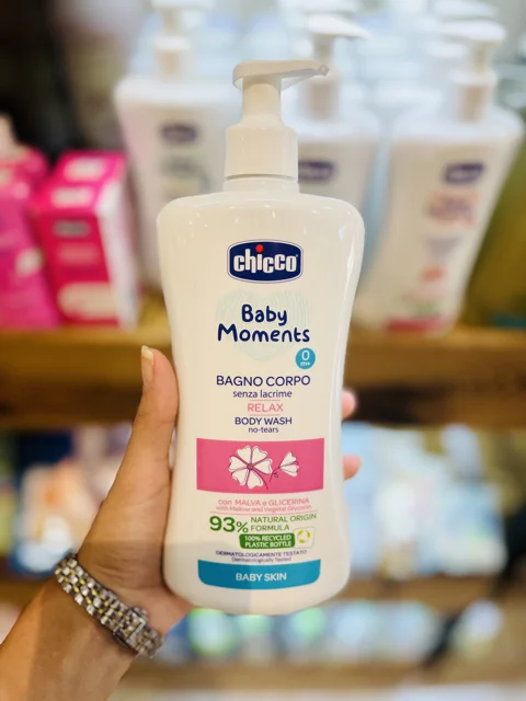 شامپو بدن بچه گل ختمی چیکو Chicco