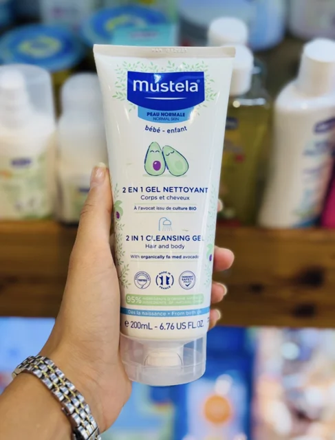 شامپو سر وبدن ماستلا mustela